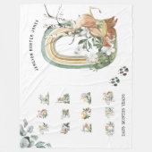 Polaire Animaux de la forêt | Couverture de naissance pour (Devant)