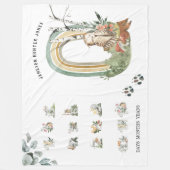 Polaire Animaux de la forêt | Couverture de naissance pour (Devant)