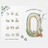 Animaux forestiers des bois | Bébé Couverture de j