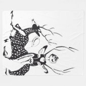 Polaire Animez votre couverture avec des animaux (Devant (Horizontal))