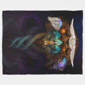 Polaire Appelant les animaux d'esprit couverture d'ouatine (Devant (Horizontal))