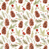 Polaire Aquarelle cônes de pin vert pastel couverture fest