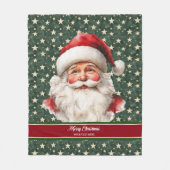 Polaire Aquarelle confortable Santa Claus Couverture de No (Devant)