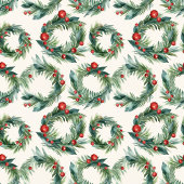 Polaire Aquarelle Noël couronnes couverture de vacances