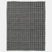 Polaire Argent sur couverture noire (Devant)