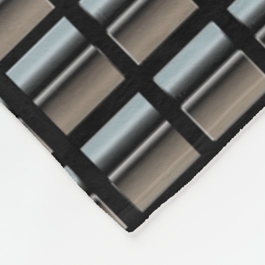 Polaire Argent sur couverture noire (Coin)