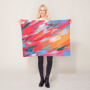 Polaire Artwork Acrylique Palette Abstraite   Couverture P