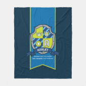 Polaire Ashley ou lettre Un nom signifiant couverture vert (Devant)