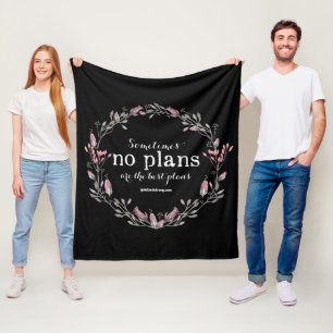 Polaire Aucuns plans - couverture introvertie florale -