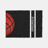 Polaire Basket-ball Personnalisé avec couverture de nom (Devant (Horizontal))