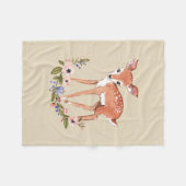 Polaire Bébé Deer couverture de sherpa en toison d'hiver (Devant (Horizontal))
