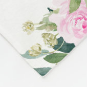 Polaire Bébé Giraffe Couverture en jalon avec nom (Coin)