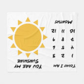 Polaire Bébé Jalon couverture prop (soleil) (Devant (Horizontal))