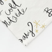 Polaire Bébé sa couverture extérieure froide d'ouatine (Coin)