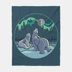 Polaire Beer Blanket Northern Lights Beer Blankets Fleece Deken