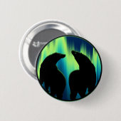Polaire Beer Button/Pin Wildlife Art Button (Voorkant /achterkant)