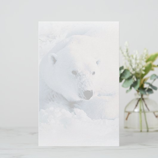 Polaire Beer en sneeuwbakkerij Briefpapier (Staand voorkant)