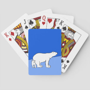 Polaire Beer — Mam en kauwen — Wilde kunst Pokerkaarten