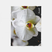 Polaire Belle couverture d'orchidée (Devant)