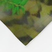 Polaire Belle couverture d'ouatine de hibou de Milou (Coin)