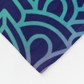 Polaire Belle couverture en molleton à impression Mandala (Coin)