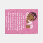 Polaire Bénédiction - Couverture en polaire, 60"x80" (Devant (Horizontal))