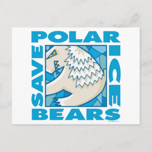 Polaire Beren Briefkaart