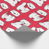 Polaire Beren Cadeaupapier (Hoek)