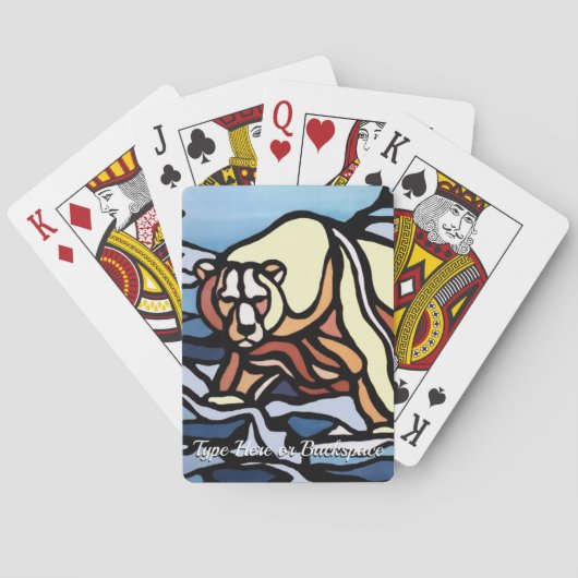 Polaire Beren kaarten Aangepaste tribale Beren die (Achterkant)