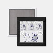 Polaire Beren Magneet (Voorkant / Achterkant)