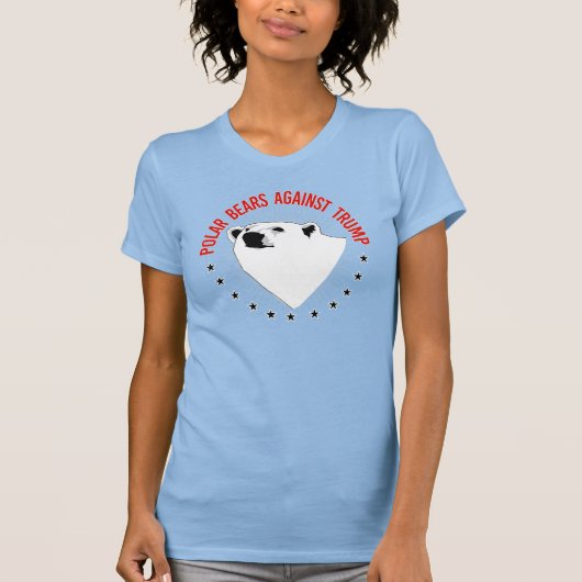 Polaire Beren tegen Trump T-shirt (Voorkant)