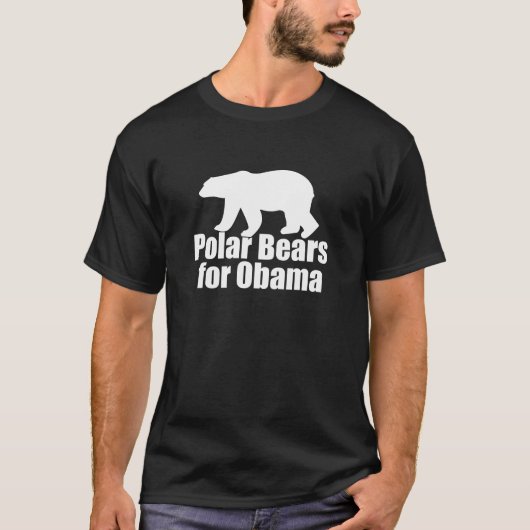 Polaire Beren voor Obama T-shirt (Voorkant)