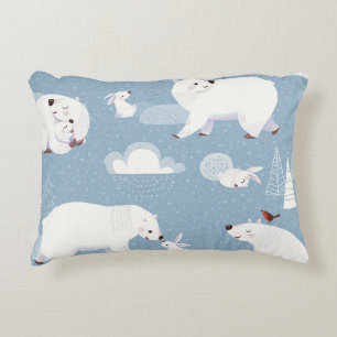 Polaire Beren Winter Accent Kussen