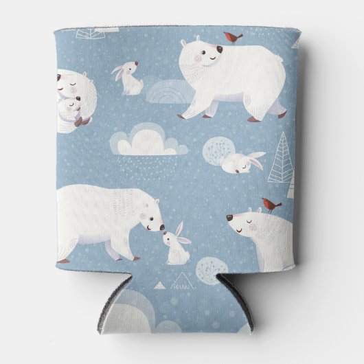 Polaire Beren Winter Blikjeskoeler (Voorkant)