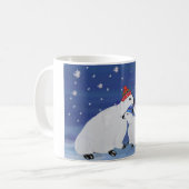 Polaire Beren Winter Holiday Mokken (Voorkant links)