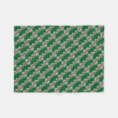 Polaire Bingo mot art jeu flece couverture (Devant (Horizontal))