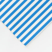 Polaire Bleu et blanc couverture rayée (Coin)