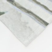 Polaire Bleu et blanc Église de Noël couverture de scène (Coin)