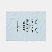 Polaire Bleus layette mignons drôles de couverture de (Devant (Horizontal))