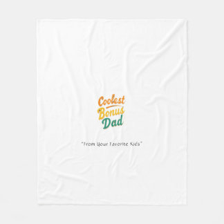 Polaire Bonus le plus frais couverture papa - Cadeau perso