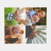 Polaire Bord de couverture photo 4 Modèle d'impression sou (Devant (Horizontal))