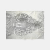 Polaire bouddha argent mouches couverture (Devant (Horizontal))