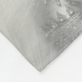 Polaire bouddha argent mouches couverture (Coin)