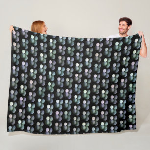 Polaire Boules De Pelouse Noire Et Grosse Couverture De To