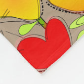 Polaire Brun retiré de couverture d'ouatine de poème (Coin)