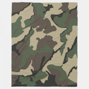 Polaire Camo, grande couverture d'ouatine