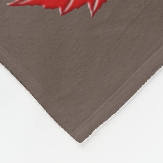 Polaire Canada Couverture Canada Feuille d'érable Couvertu (Coin)