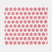 Polaire Candy à menthe dure Conception Couverture en polai (Devant (Horizontal))