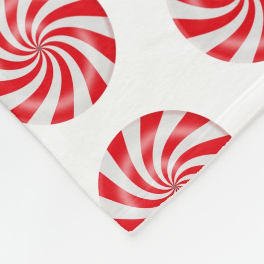 Polaire Candy à menthe dure Conception Couverture en polai (Coin)