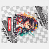 Polaire Cascade classique Sport Voiture Racing Couverture  (Devant (Horizontal))